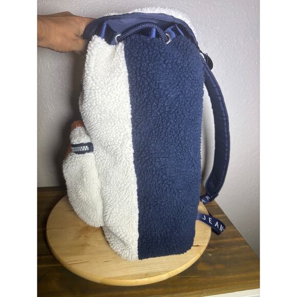 Tommy Hilfiger Tommy Jeans Color Block Fuzzy Backpack - Picture 6 of 10